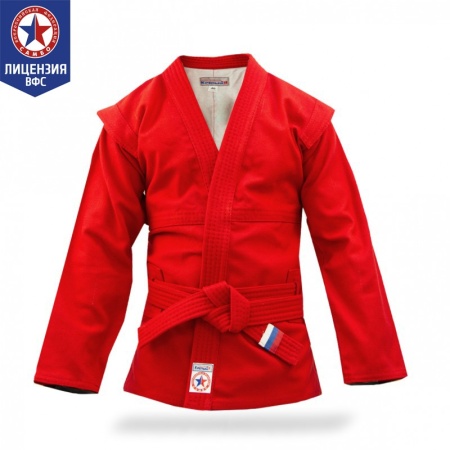 Купить Куртка для самбо "Атака" ВФС (подкладка, пояс)  р 36-48 в Верхняясалде 